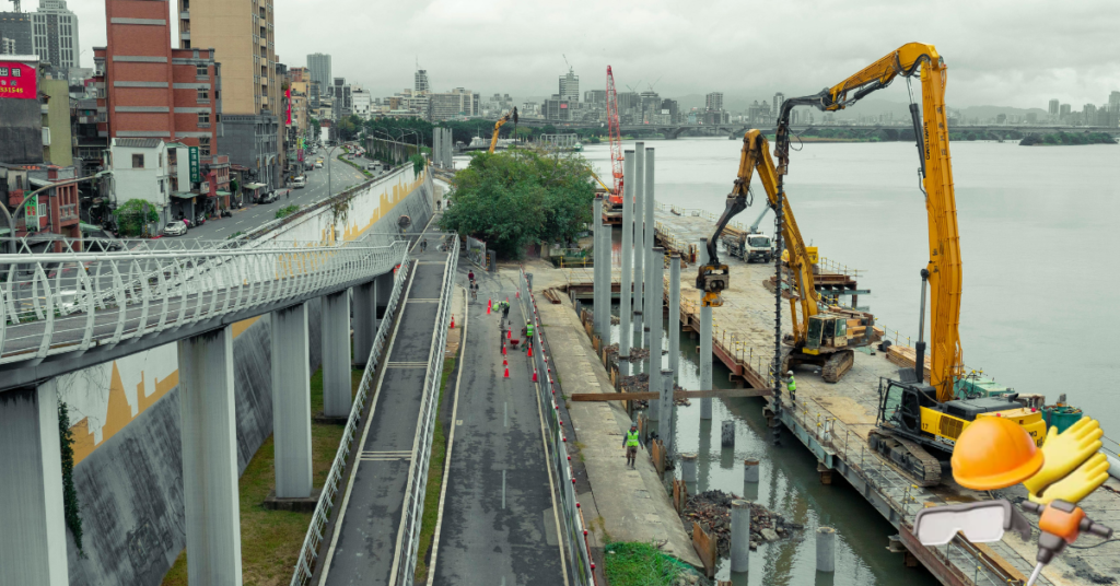 step-by-step Infrastructure construction process
