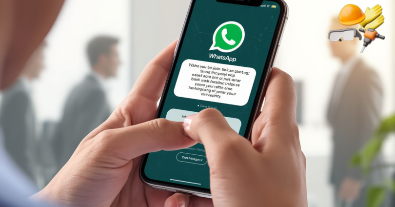 how to ask job vacancy through whatsapp sample