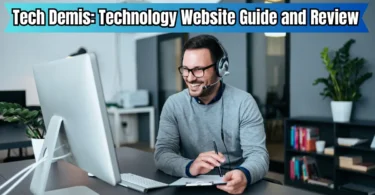 Tech Demis technology website overview